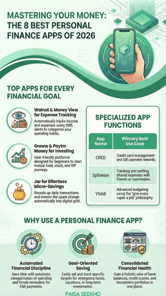 Looking for the best personal finance apps in India to help you grow your wealth in 2026? Here are our top 10 picks!
