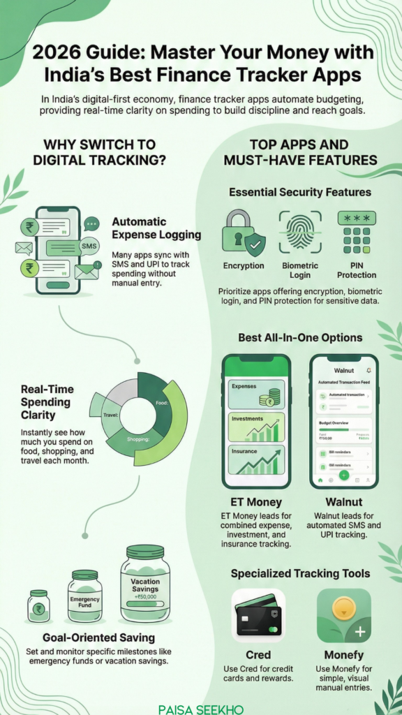 Tired of losing track of your expenses? Check out India’s best finance tracker apps to save more, budget easily, and crush your money goals.