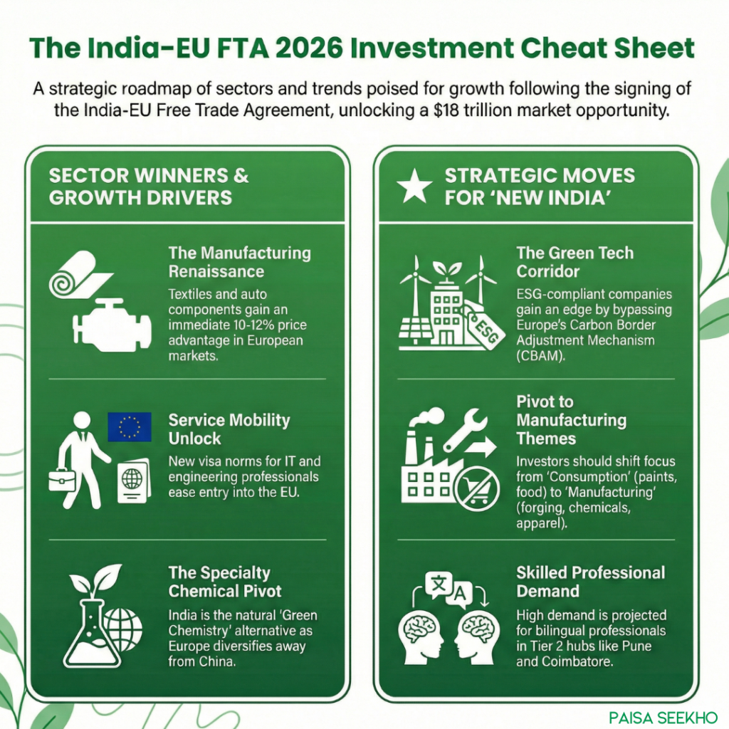 India-EU FTA 2026: The "Mother of All Deals" Explained: Impact on Your Wallet, Career, and Portfolio. What to expect in the coming years?