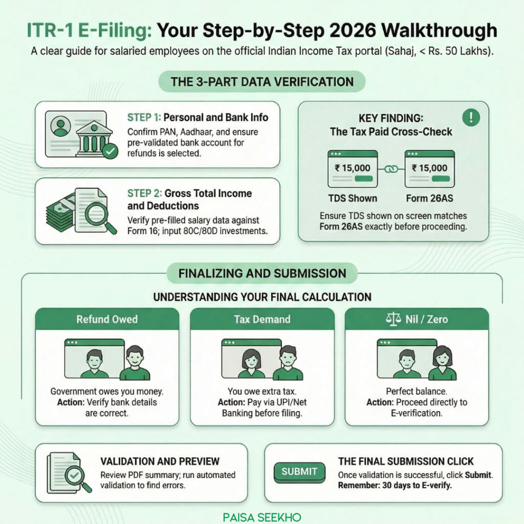 Scared of the Income Tax portal? Read our step-by-step 2026 guide on How to file ITR online. Choose the form, check AIS, & claim your refund.