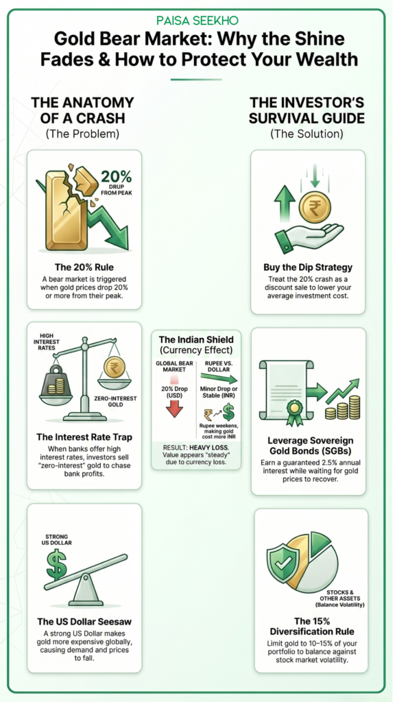If you want to understand how to invest in gold, you need to understand the gold market. This Gold Bear Market Explained is all you need!