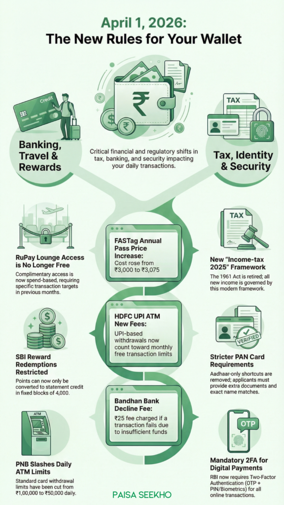 As of 1 April 2026, new Financial Rule Changes will come into effect and have an impact on your banking, wallet, and savings. Learn more!
