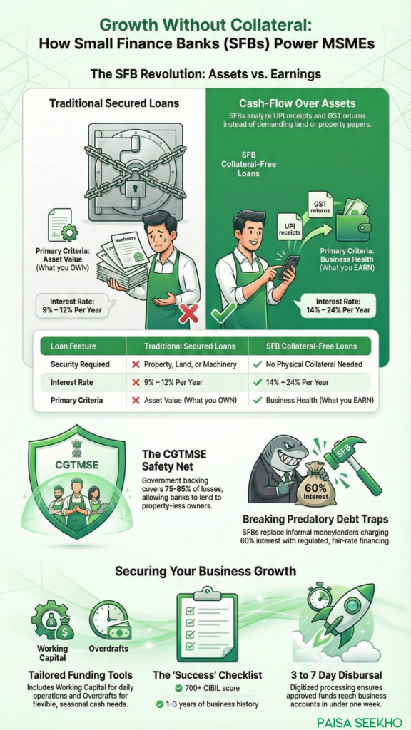 Did you know that Small Finance Banks Collateral-Free Loans helped multiple businesses across India grow in FY 2026? Learn more about it!