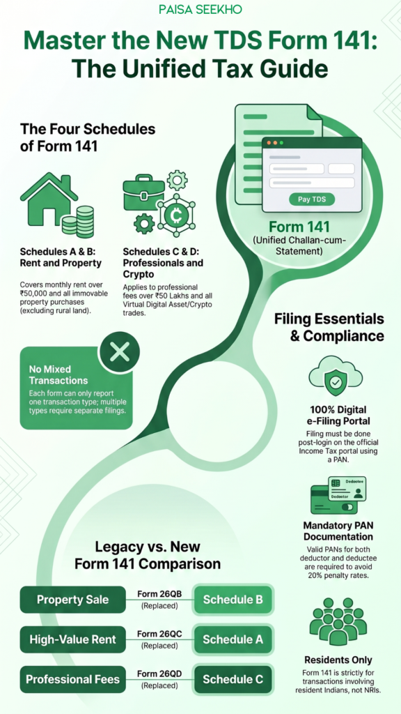 The government has simplified TDS filings with the new TDS Form 141. Here's everything you need to know about how to file TDS in 2026!