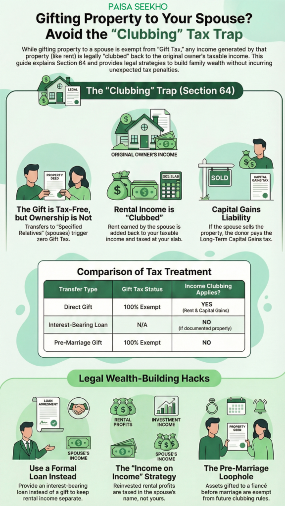 If you're planning on gifting property to your spouse to save money on taxes, you might be in for a rude awakening. Know this tax rule first!