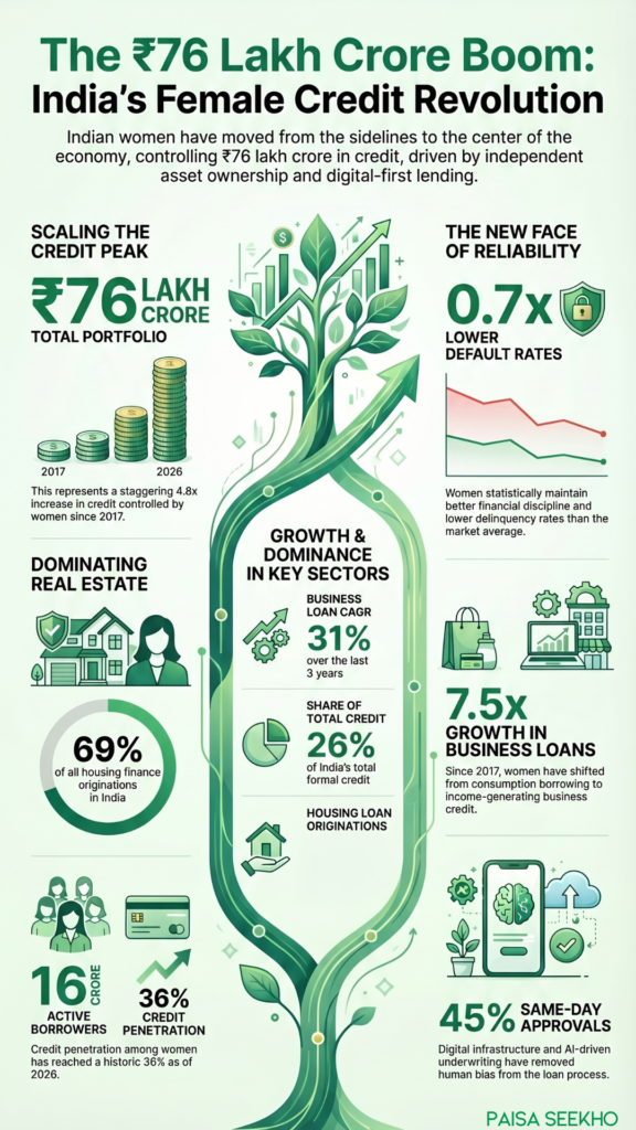 There has been a significant rise in women borrowers in India, according to reports. What does this say about our economy?