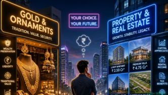 Choosing between gold vs real estate investment India? We compare CAGR, investment options, historical performance and more.