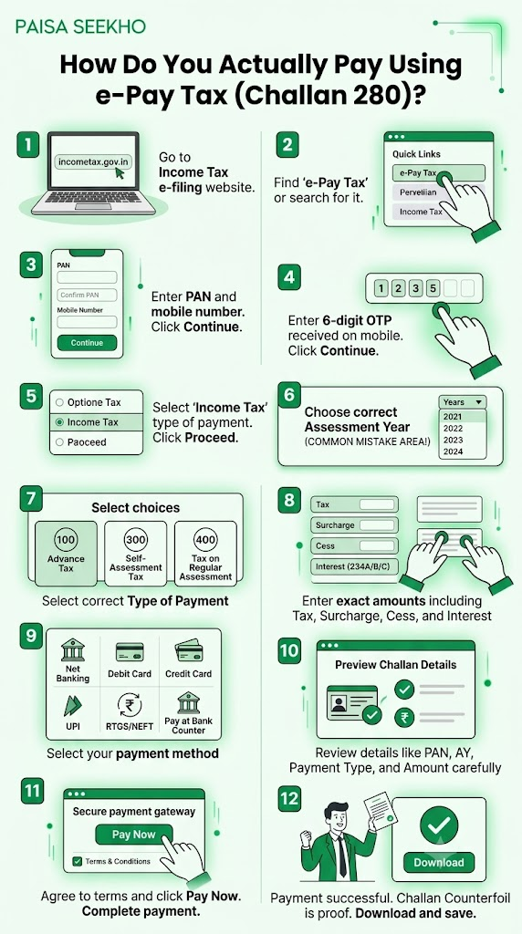 Challan 280 explained fully - learn what it is, how to pay it online step by step, and common mistakes to avoid, and more.